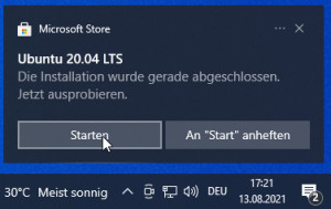 Preview Linux unter Windows: WSL