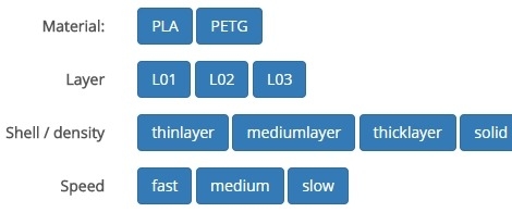 Preview Cura Slicer Ini für Octoprint